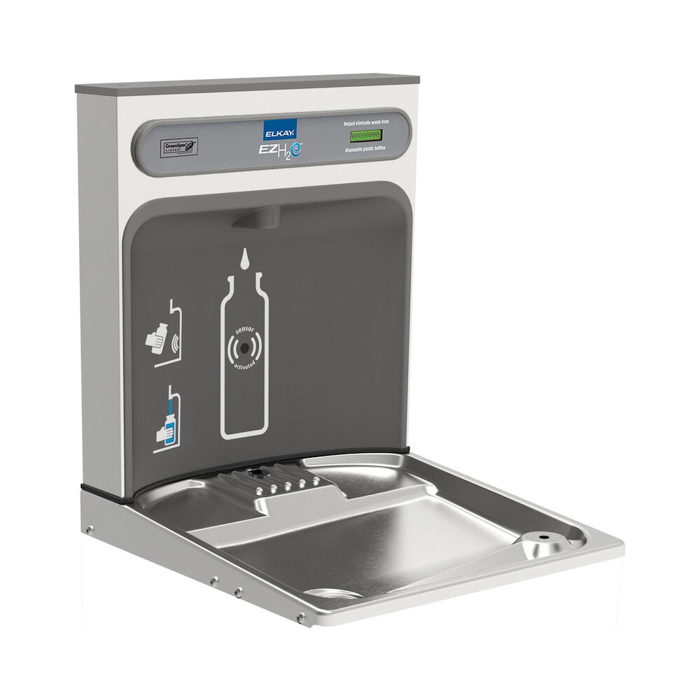 EMABFWS-RF EZH2O Non-Filtered Bottle Filling Station, 115 V, 15 W, 60 Hz, 1 Stations, Domestic