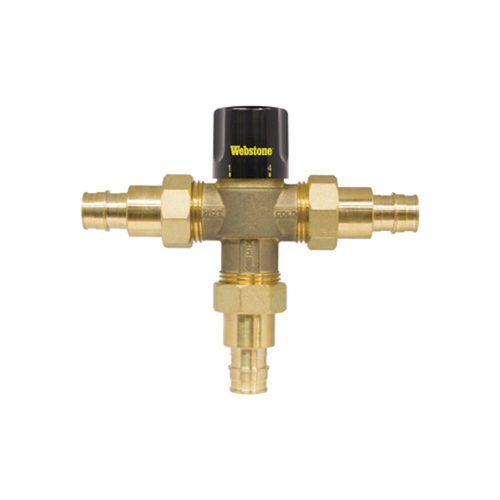 H-73272W Heavy Duty Thermostatic Mixing Valve, Forged Brass Body