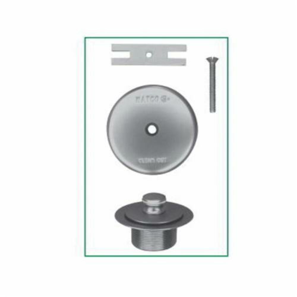 Watco® 38390-CP Tub Trim Kit w/ Chrome Plated Push Pull® Stopper