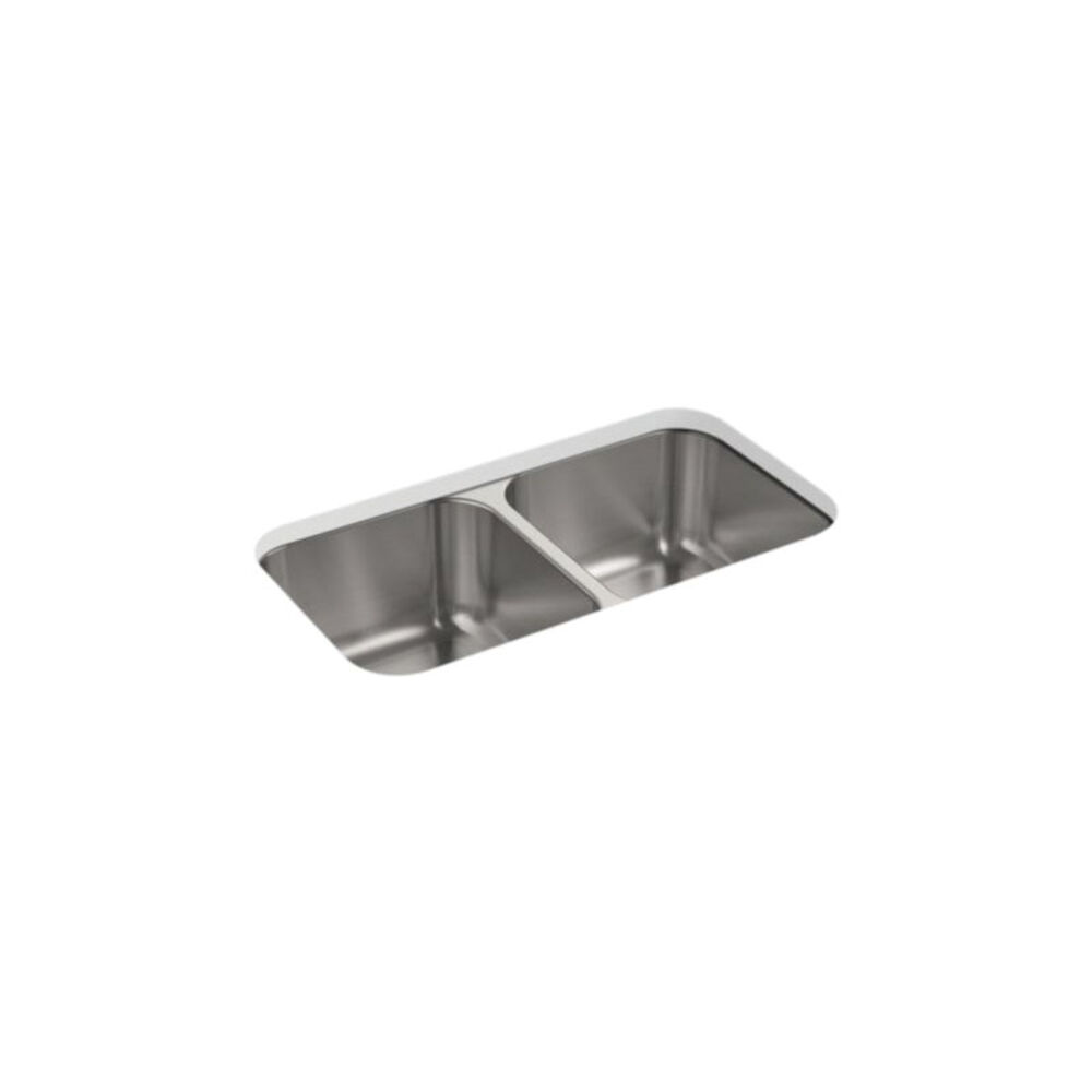 11444-NA Kitchen Sink, Under Mount, Stainless Steel, Luster
