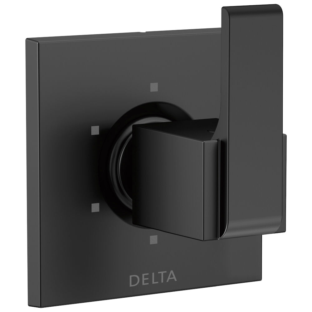 Delta Ara® 6-Setting 3-Port Diverter Trim, Matte Black