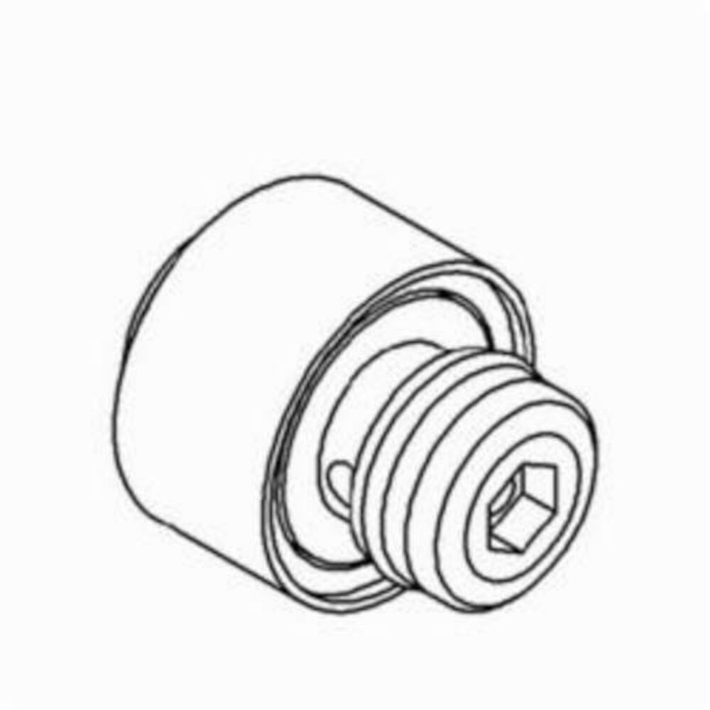 Kohler® 1055650-CP Push Button Assembly, Polished Chrome