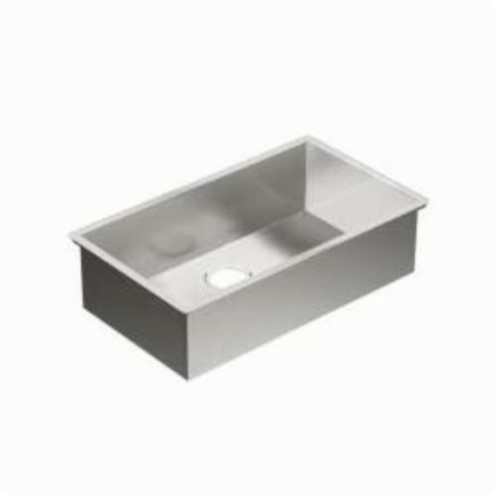 G18180 1800 31" Kitchen Sink, Rectangular, Under Mount, 18 ga Stainless Steel, Brushed