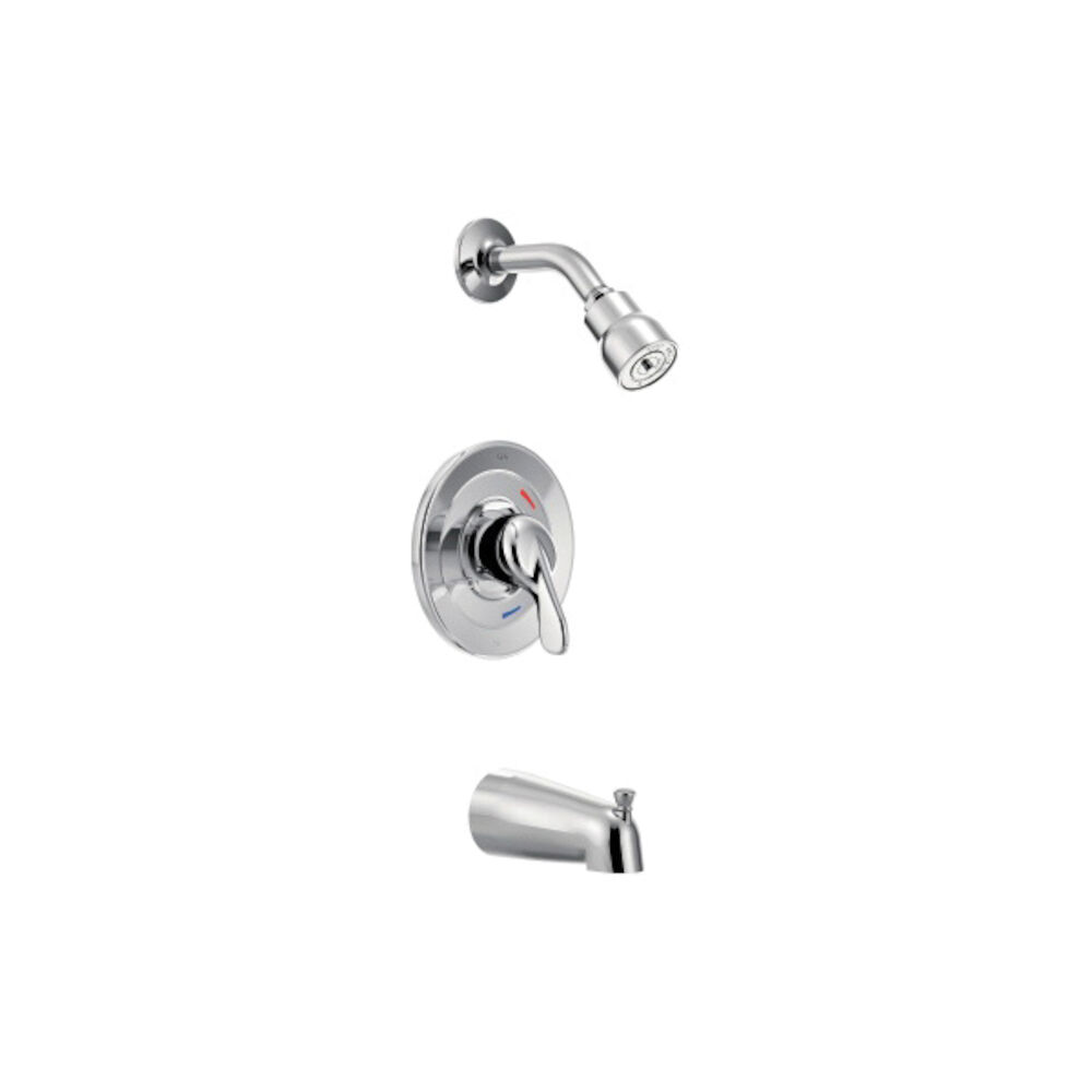 Moen® 40311C Cornerstone™ Tub and Shower Trim, 2.5 gpm Shower, Chrome Plated