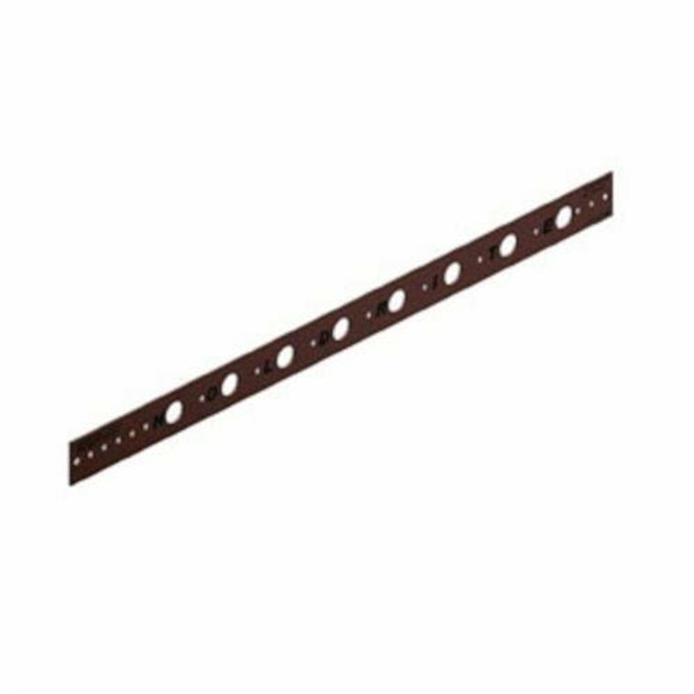 Holdrite® 101-18 Flat Bracket, 5/8" Hole, 25 lb, Cold Rolled Steel, Copper-Bonded™, Domestic