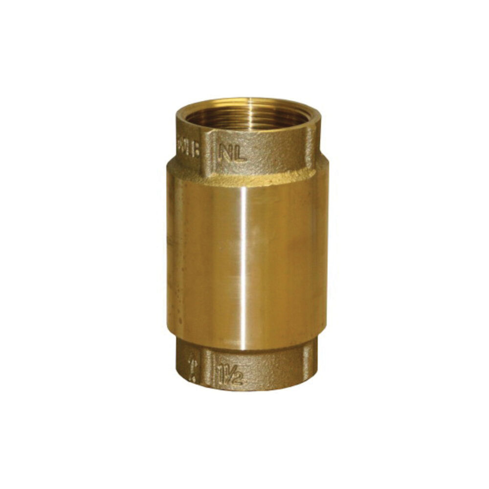Merrill™ CVNL150 700 Check Valve, 1-1/2 in, FNPT, Brass Body, Low Lead Compliance: Yes, Domestic