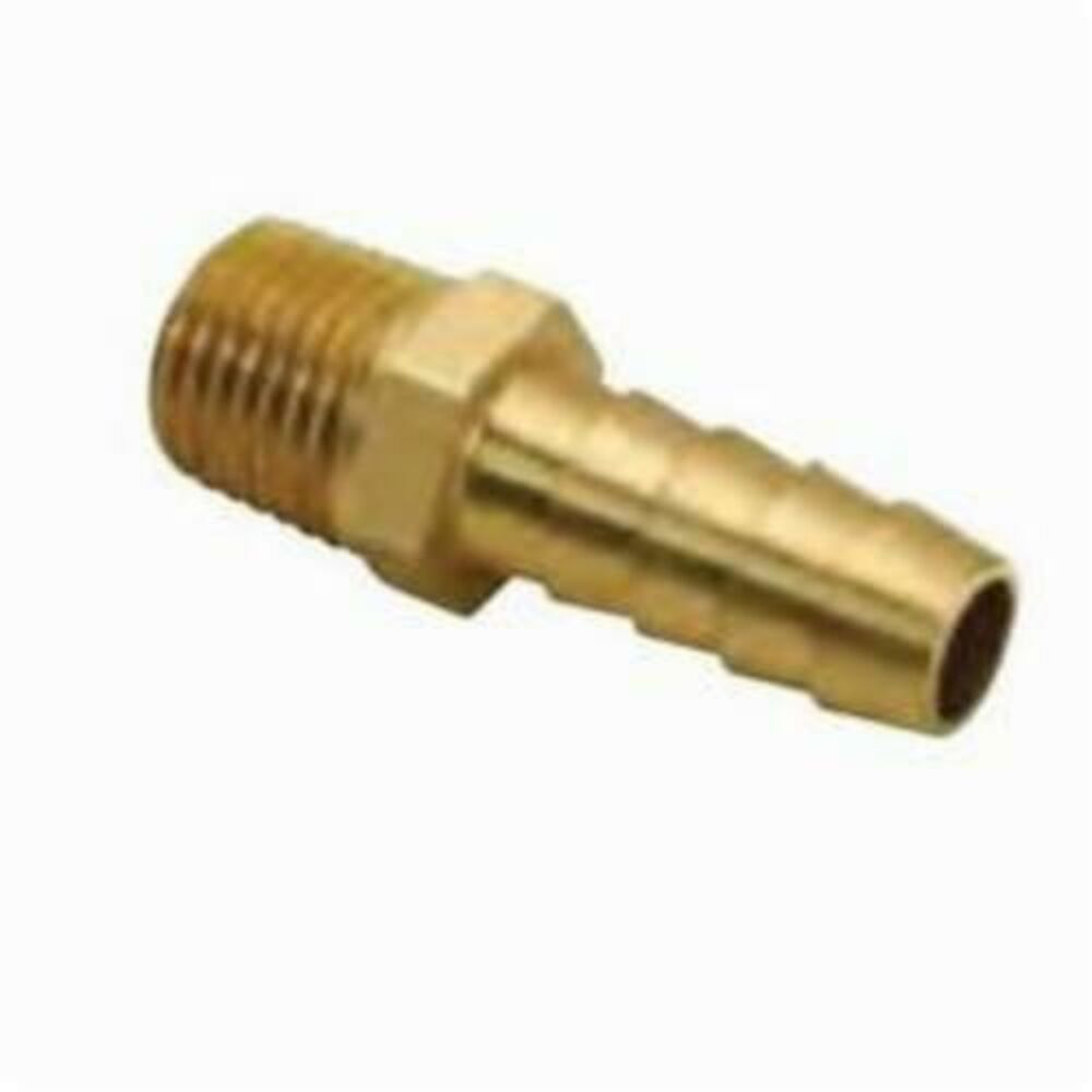 BrassCraft® 125-6-6 Hose Adapter, 3/8 in, BarbxMNPT, Brass, Domestic