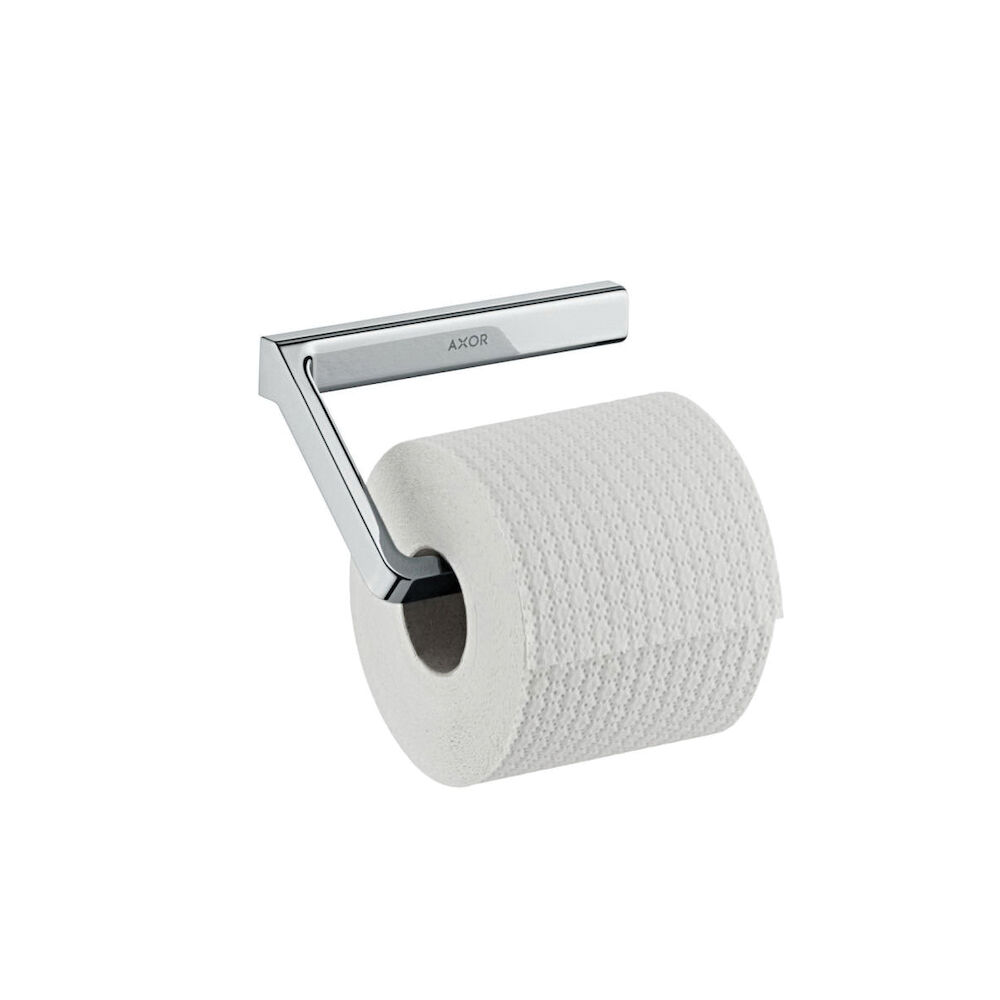 AXOR 42846820 Universal Toilet Paper Roll Holder, 2-3/4" H, Metal, Brushed Nickel