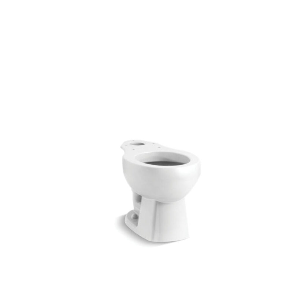 Sterling® 403015-0 Toilet Bowl, Glossy White, Round Front, 12 in Rough-In, Windham™